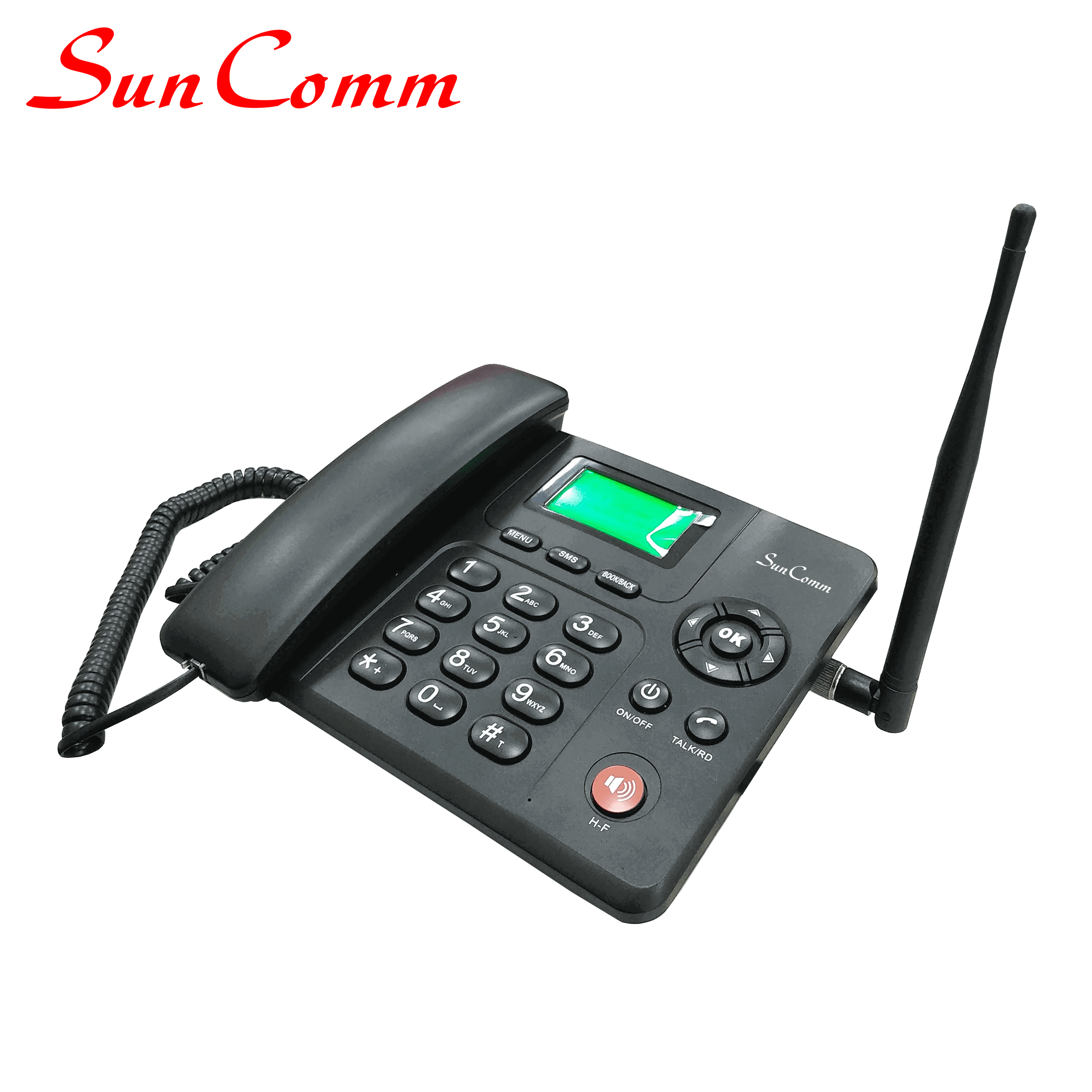 3G WCDMA Fixed Wireless Phone (FWP) 3G Desk Phone with Single SIM or Dual SIM, Mono LCD